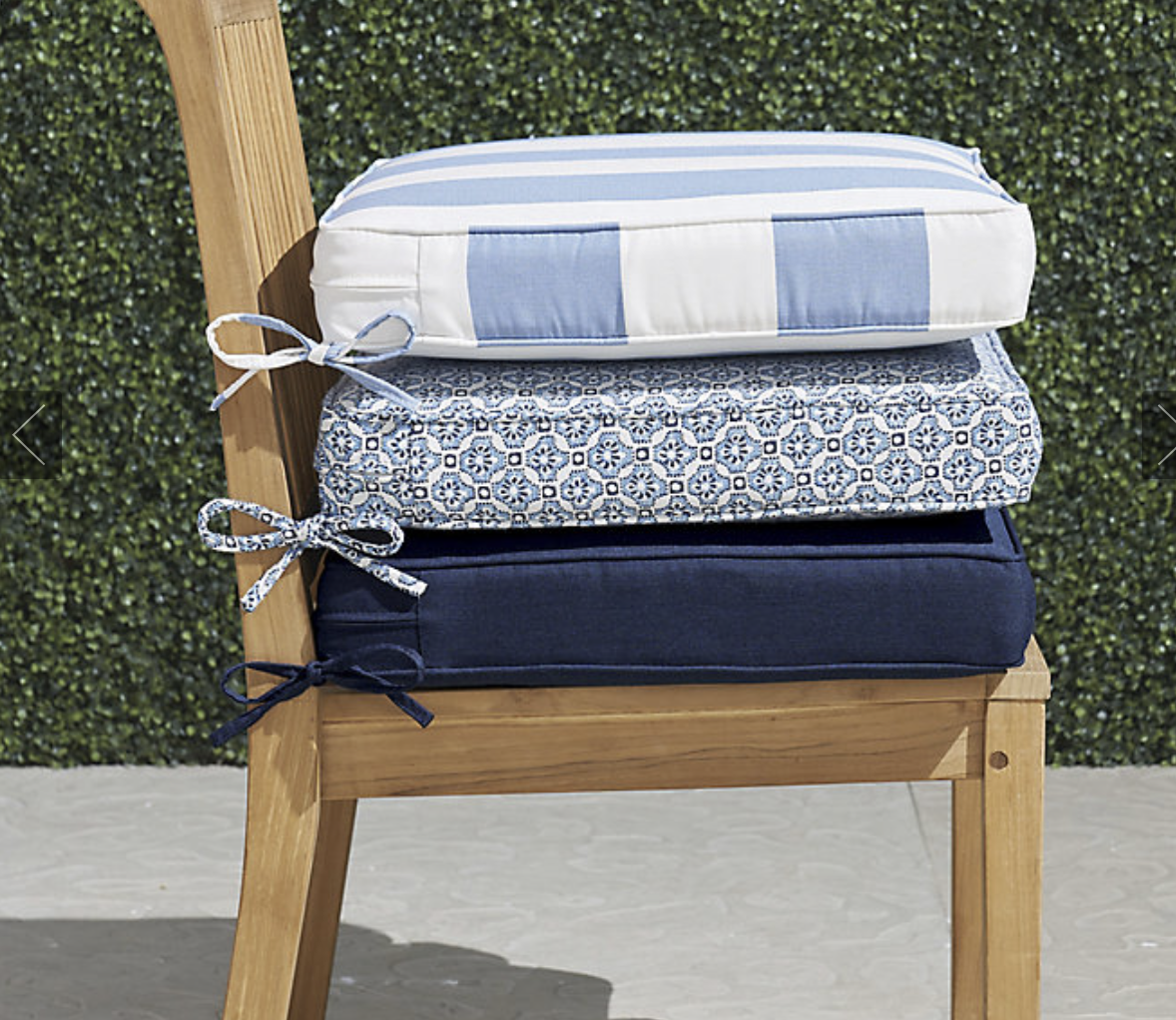 Frontgate Outdoor replacement cushions